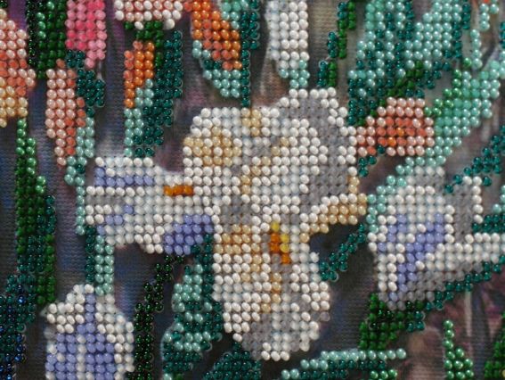 Набір для вишивання бісером AB-494 Ранок в саду Абріс Арт