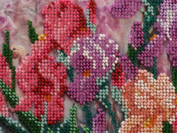 Набір для вишивання бісером AB-494 Ранок в саду Абріс Арт