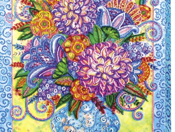 Набір для вишивання бісером AB-499 Літняя палитра, Абрис Арт