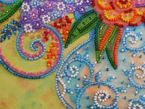 Набір для вишивання бісером AB-499 Літняя палитра, Абрис Арт