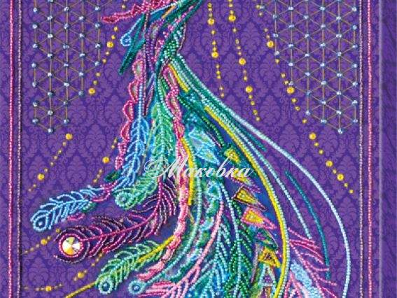 Вышивка бісером Перо жар-птицы, АВ-506, Абрис Арт