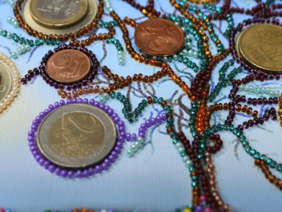 Набір для вишивання бісером AB-508 Грошове дерево Абріс Арт