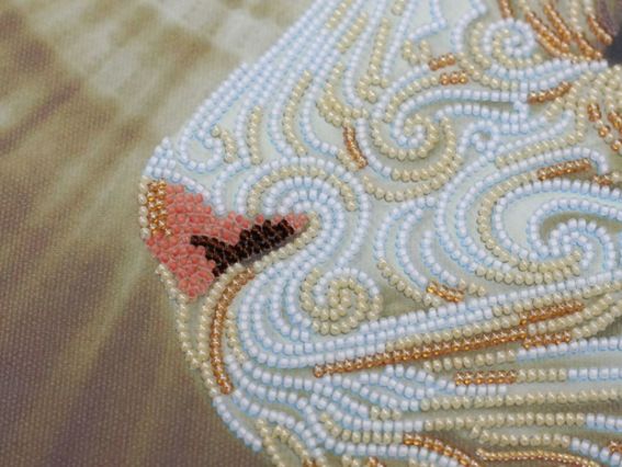 Набор для вышивания бисером AB-518 Латте (кіт), Абрис Арт