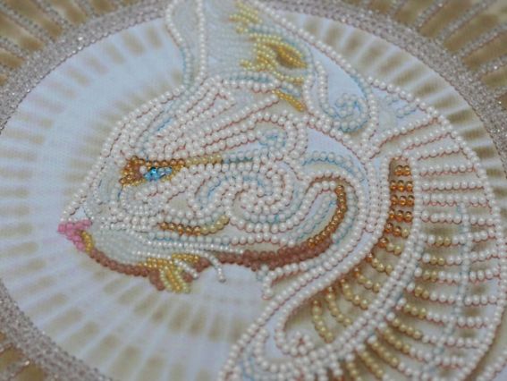 Набір для вишивання бісером AB-519 Баст (кіт), Абрис Арт