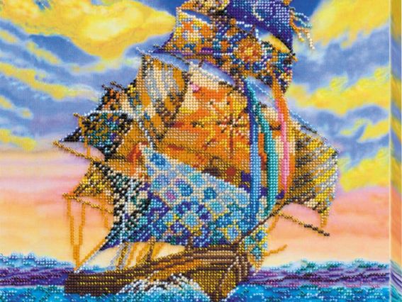 Набір для вишивання бісером AB-532 На всіх вітрилах, Абрис Арт