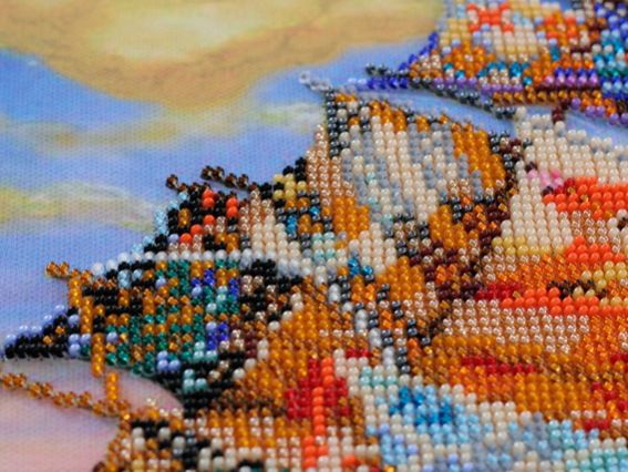 Набір для вишивання бісером AB-532 На всіх вітрилах, Абрис Арт