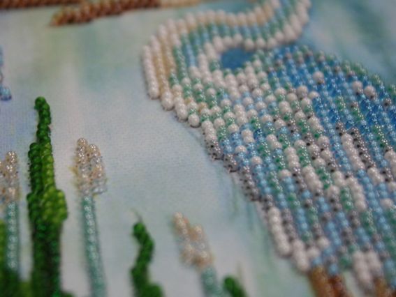 Набір для вишивання бісером AB-554 Чаплі, Абріс Арт