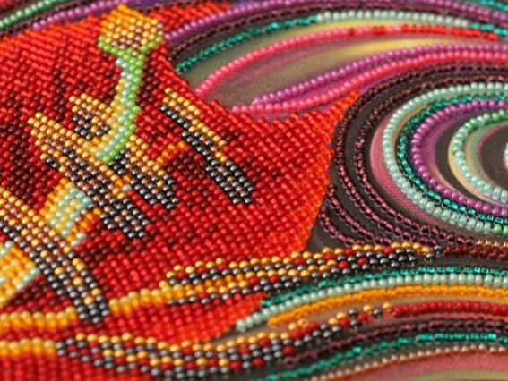 Набор для вышивания чешским бисером Чудесная лилия AB-558 Абрис Арт