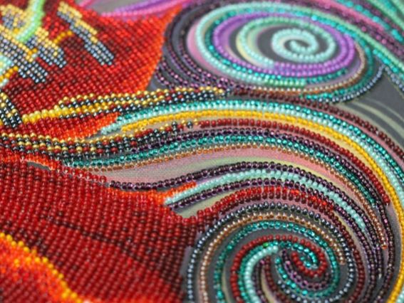 Набор для вышивания чешским бисером Чудесная лилия AB-558 Абрис Арт