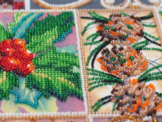 Набір для вишивання бісером AB-564 Комора зими Абріс Арт