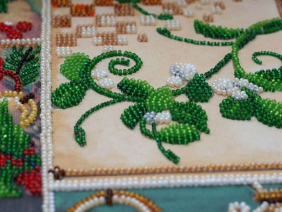 Набір для вишивання бісером AB-564 Комора зими Абріс Арт