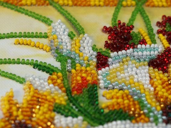 Набір для вишивання бісером AB-579 Тепло літа, Абріс Арт,