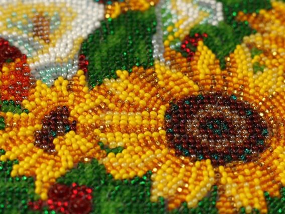 Набір для вишивання бісером AB-579 Тепло літа, Абріс Арт,