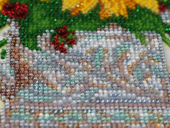 Набір для вишивання бісером AB-579 Тепло літа, Абріс Арт,