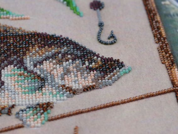 Набір для вишивання бісером АВ-592, Вдала рибалка, Абріс Арт,