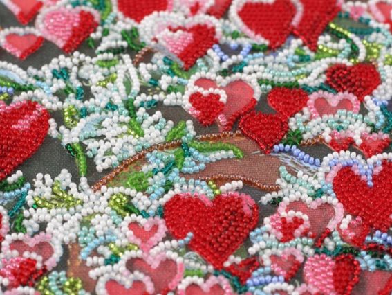 Набір для вишивання бісером АВ-607, Дерево кохання Абріс Арт,