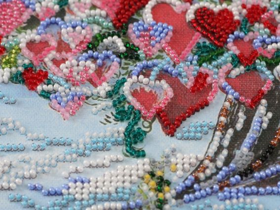 Набір для вишивання бісером АВ-607, Дерево кохання Абріс Арт,