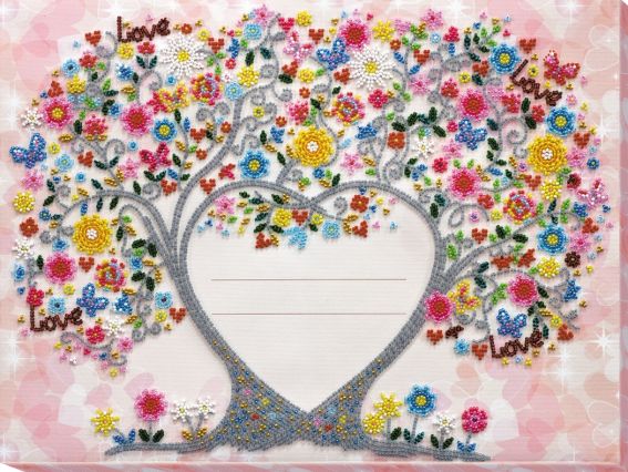 Набір для вишивання бісером АВ-611, Весільна метрика Абріс Арт,