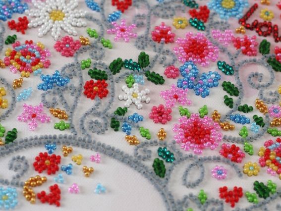 Набір для вишивання бісером АВ-611, Весільна метрика Абріс Арт,