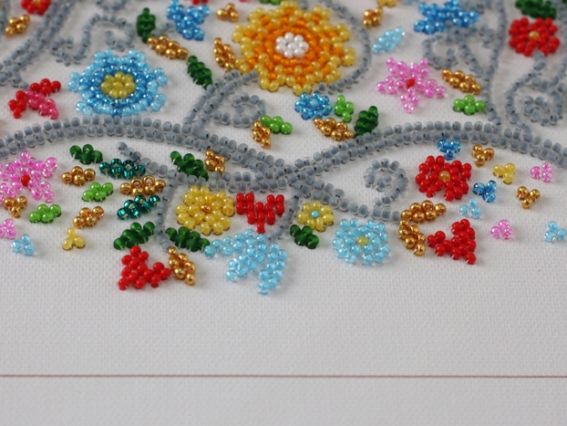 Набір для вишивання бісером АВ-611, Весільна метрика Абріс Арт,