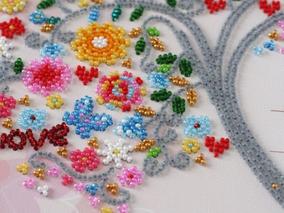 Набір для вишивання бісером АВ-611, Весільна метрика Абріс Арт,