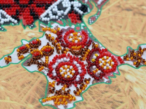 Набір для вишивання бісером AB-614 Вишивана Україна Абріс Арт