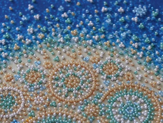 Набор для вышивания бисером AB-623 Лунная соната Абрис Арт