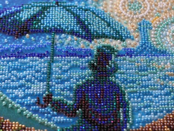 Набор для вышивания бисером AB-623 Лунная соната Абрис Арт