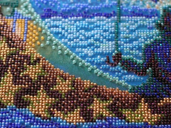 Набор для вышивания бисером AB-623 Лунная соната Абрис Арт