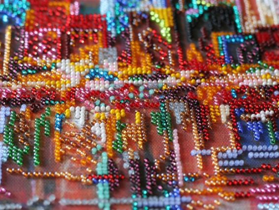 Набір для вишивання бісером AB-637 Вечірнє місто Абріс Арт