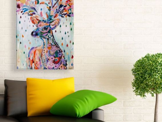 Набір для вишивання бісером AB-647 Благородний олень Абріс Арт