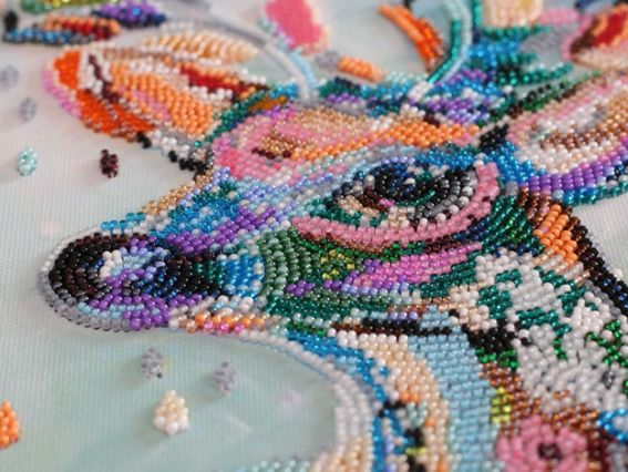 Набір для вишивання бісером AB-647 Благородний олень Абріс Арт