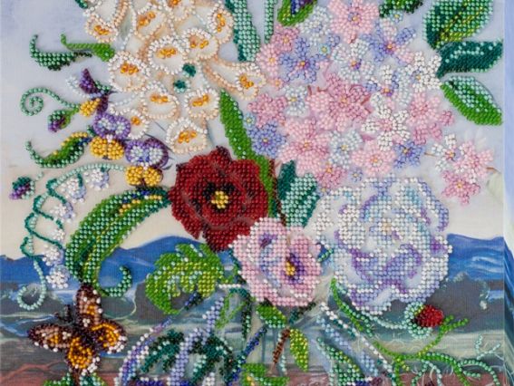 Набір для вишивання бісером AB-653 Ніжне побачення Абріс Арт