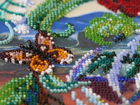 Набір для вишивання бісером AB-653 Ніжне побачення Абріс Арт