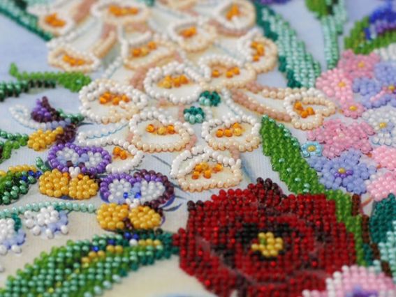 Набір для вишивання бісером AB-653 Ніжне побачення Абріс Арт