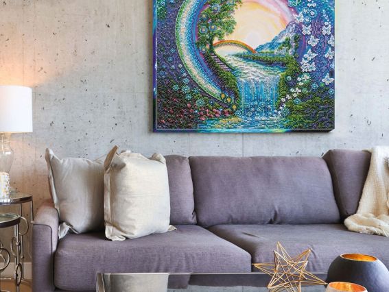 Набір для вишивання бісером AB-658 Політ кришталевих бризок Абріс Арт