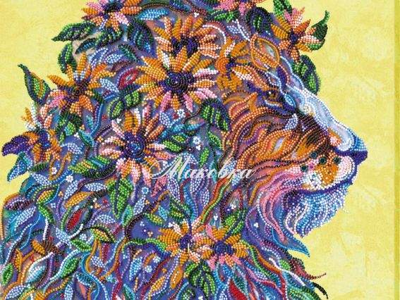 AB-663 Символ сонця, Абріс Арт Вишивка бісером