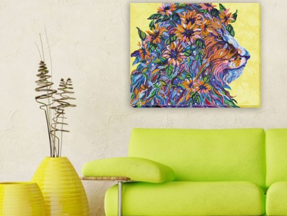 Набор для вышивания чешским бисером AB-653 Символ солнца, Абрис Арт