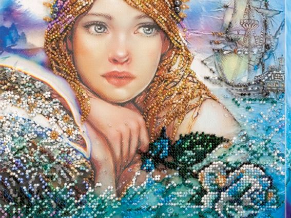 Набір для вишивання бісером AB-667 Русалонька Абріс Арт