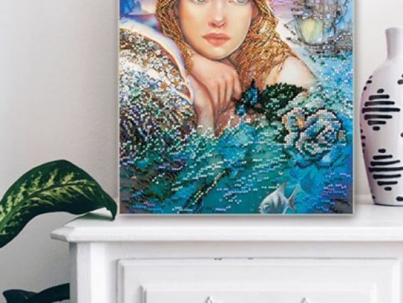 Набір для вишивання бісером AB-667 Русалонька Абріс Арт