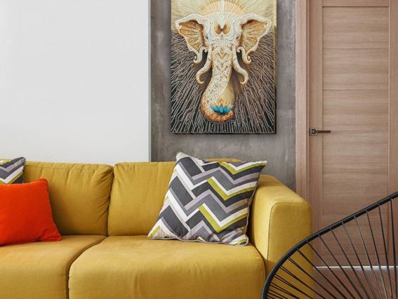 Набір для вишивання бісером AB-681 Білий, Абріс Арт