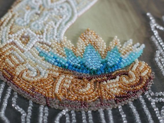 Набір для вишивання бісером AB-681 Білий, Абріс Арт