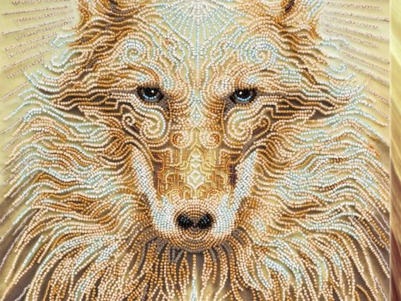 Набір для вишивання бісером AB-683 Вождь (вовк), Абріс Арт