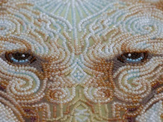 Набір для вишивання бісером AB-683 Вождь (вовк), Абріс Арт