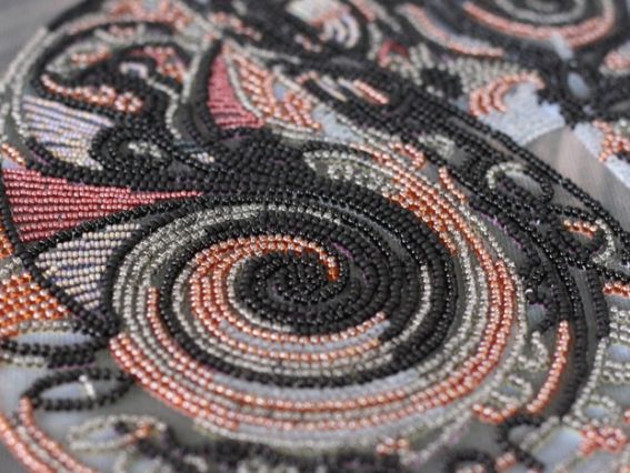 Набір для вишивання бісером AB-695, Баст в ночі , Абріс Арт