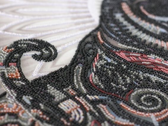 Набір для вишивання бісером AB-695, Баст в ночі , Абріс Арт