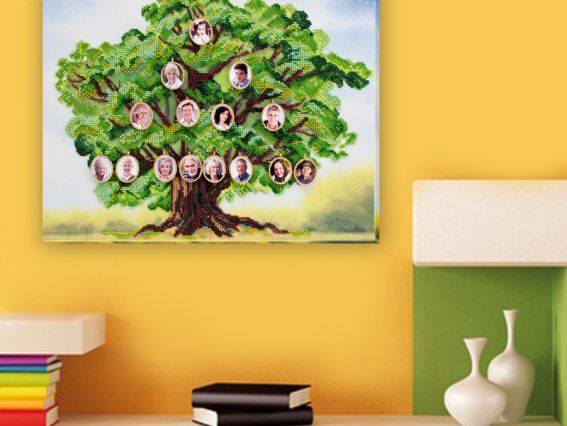 Набір для вишивання бісером AB-697 Дерево роду Абріс Арт