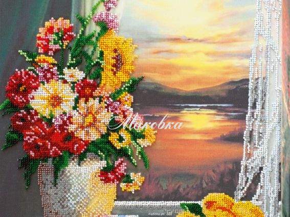 Вышивка бісером AB-703 Натюрморт с айвой, Абрис Арт