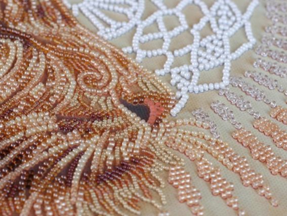 Набір для вишивання бісером AB-705, Захисник (тигр), Абріс Арт