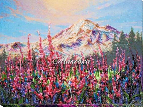 Вышивка бісером AB-732 Пока цветёт Иван-чай, Абрис Арт